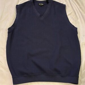 Bolle Men's Deep Blue V-Neck Sweater Vest